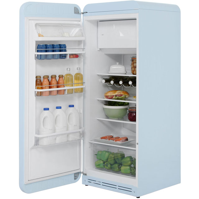 review of Smeg Left Hand Hinge FAB28YG1 Fridge with Ice Box