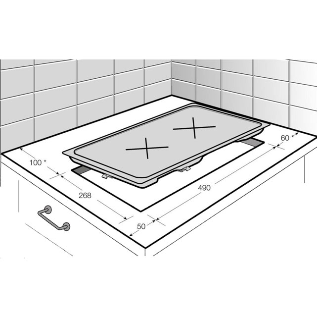 Beko HDMC32400TX 29cm Ceramic Hob