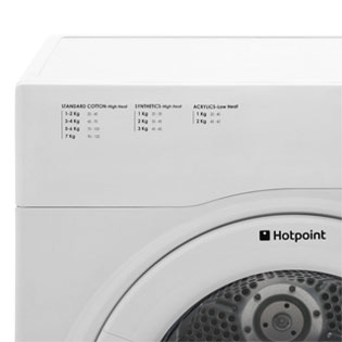 review of Hotpoint Aquarius TVFM70BGP Vented Tumble Dryer