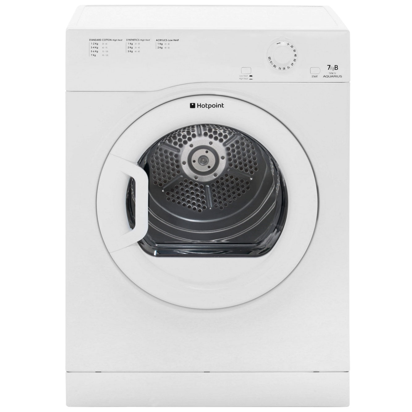 Hotpoint Aquarius TVFM70BGP Vented Tumble Dryer Review