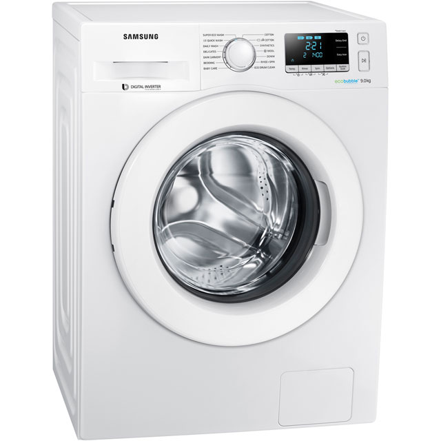 review of Samsung Ecobubble WW90J5456MW 9Kg Washing Machine with 1400 rpm