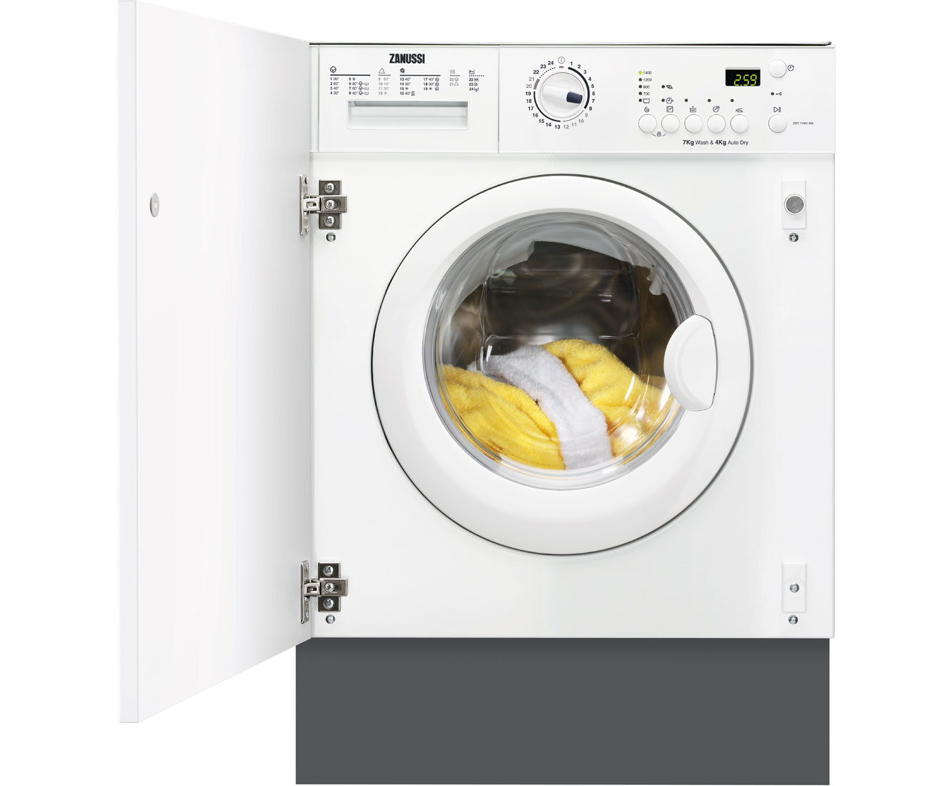 Zanussi ZWT71401WA Integrated 7Kg / 4Kg Washer Dryer with 1400 rpm Review