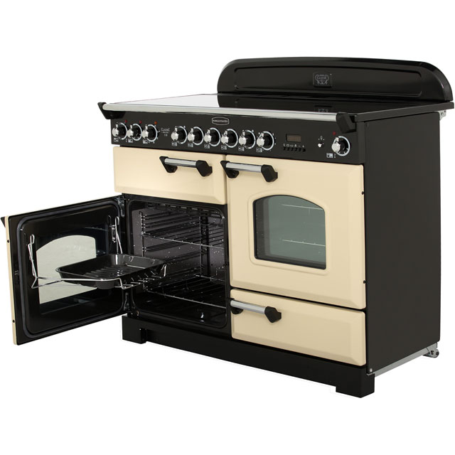 Rangemaster Classic Deluxe CDL110ECBL/C 110cm Electric Range Cooker with Ceramic Hob